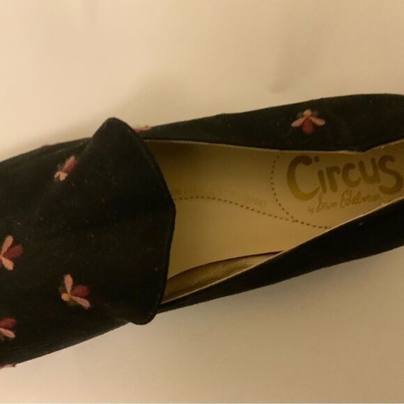 Circus by Sam Edelman Black Floral Print Harlem Loafers Women’s Size 7.5M - Picture 6 of 12